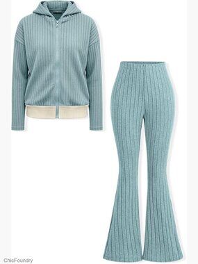 Girls 2 Piece Outfit Tweens Fall Sweatshirt Pants Set Long Sleeve Sweatsuit